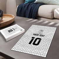 Custom Fiji Rugby Puzzle Tapa Tribal Motifs Sporty Style - Polynesian Pride
