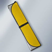 Custom Niue Rugby Auto Sun Shade Hiapo Tribal Motifs Sporty Style - Polynesian Pride