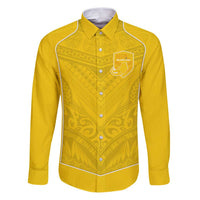 Custom Niue Rugby Family Matching Puletasi and Hawaiian Shirt Hiapo Tribal Motifs Sporty Style - Polynesian Pride