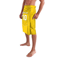 Custom Niue Rugby Lavalava Hiapo Tribal Motifs Sporty Style - Polynesian Pride