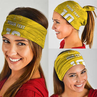 Custom Niue Rugby Neck Gaiter Hiapo Tribal Motifs Sporty Style - Polynesian Pride