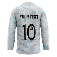 Custom New Zealand Football Hockey Jersey The Whites-Aotearoa Inspired - Polynesian Pride