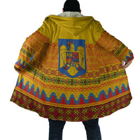 Romania Merry Christmas Cloak Romania Emblem Traditional Folk Art - Polynesian Pride
