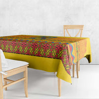 Romania Merry Christmas Tablecloth Romania Emblem Traditional Folk Art - Polynesian Pride