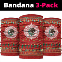 Mexico Merry Christmas Neck Gaiter Mexican Cultural Emblem Xmas Style - Polynesian Pride