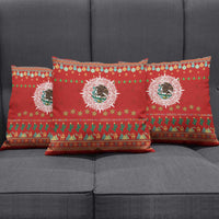 Mexico Merry Christmas Pillow Cover Mexican Cultural Emblem Xmas Style - Polynesian Pride