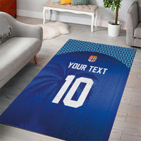 Custom Fiji Football-Towards World Cup 2026 Area Rug