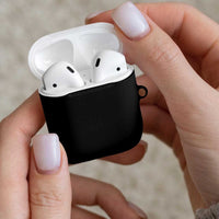 Philippines Barong Style AirPods Case with Polynesian Art and Leaf Motif Black Color LT03 - Polynesian Pride
