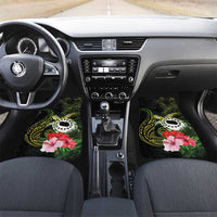 Kia Orana Cook Islands Car Mats Turtle and Hibiscus Polynesian Pattern