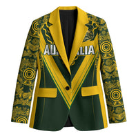 Australia Rugby Custom Blazer Aboriginal Art Sporty Style - Polynesian Pride