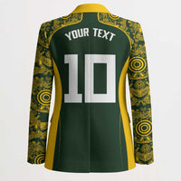 Australia Rugby Custom Blazer Aboriginal Art Sporty Style - Polynesian Pride
