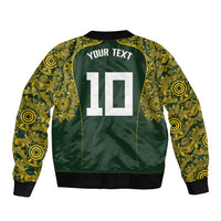 Australia Rugby Custom Bomber Jacket Aboriginal Art Sporty Style LT03 - Polynesian Pride