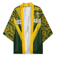 Australia Rugby Custom Kimono Aboriginal Art Sporty Style - Polynesian Pride