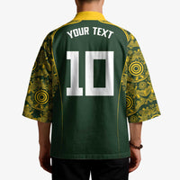 Australia Rugby Custom Kimono Aboriginal Art Sporty Style - Polynesian Pride