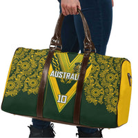 Australia Rugby Custom Travel Bag Aboriginal Art Sporty Style LT03 - Polynesian Pride