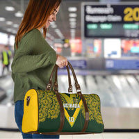 Australia Rugby Custom Travel Bag Aboriginal Art Sporty Style LT03 - Polynesian Pride