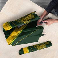 Australia Rugby Custom Umbrella Aboriginal Art Sporty Style - Polynesian Pride