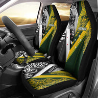 Aotearoa Australia Rugby Car Seat Cover Maori and Aboriginal Art Sporty Style - Polynesian Pride