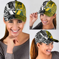 Aotearoa Australia Rugby Classic Cap Maori and Aboriginal Art Sporty Style - Polynesian Pride
