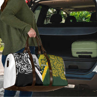 Aotearoa Australia Rugby Travel Bag Maori and Aboriginal Art Sporty Style LT03 - Polynesian Pride