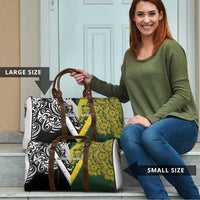 Aotearoa Australia Rugby Travel Bag Maori and Aboriginal Art Sporty Style LT03 - Polynesian Pride