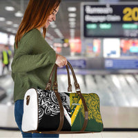 Aotearoa Australia Rugby Travel Bag Maori and Aboriginal Art Sporty Style LT03 - Polynesian Pride