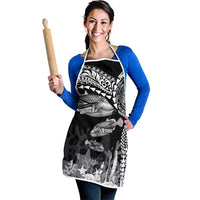 Hawaiian Reef Triggerfish Apron Polynesian Art with Tribal Humuhumunukunukuapua'a LT03 - Polynesian Pride