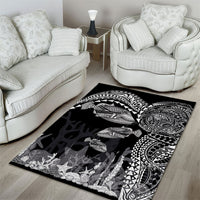 Hawaiian Reef Triggerfish Area Rug Polynesian Art with Tribal Humuhumunukunukuapua'a LT03 - Polynesian Pride