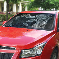 Hawaiian Reef Triggerfish Auto Sun Shade Polynesian Art with Tribal Humuhumunukunukuapua'a LT03 - Polynesian Pride