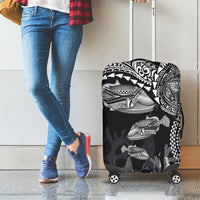 Hawaiian Reef Triggerfish Luggage Cover Polynesian Art with Tribal Humuhumunukunukuapua'a LT03 - Polynesian Pride