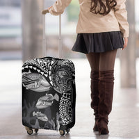 Hawaiian Reef Triggerfish Luggage Cover Polynesian Art with Tribal Humuhumunukunukuapua'a LT03 - Polynesian Pride