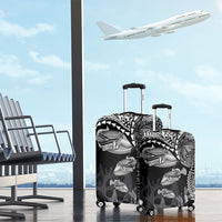 Hawaiian Reef Triggerfish Luggage Cover Polynesian Art with Tribal Humuhumunukunukuapua'a LT03 - Polynesian Pride