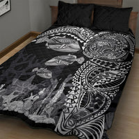 Hawaiian Reef Triggerfish Quilt Bed Set Polynesian Art with Tribal Humuhumunukunukuapua'a LT03 - Polynesian Pride