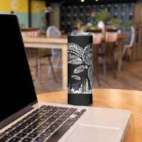 Hawaiian Reef Triggerfish Skinny Tumbler Polynesian Art with Tribal Humuhumunukunukuapua'a LT03 - Polynesian Pride