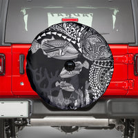 Hawaiian Reef Triggerfish Spare Tire Cover Polynesian Art with Tribal Humuhumunukunukuapua'a LT03 - Polynesian Pride
