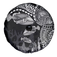 Hawaiian Reef Triggerfish Spare Tire Cover Polynesian Art with Tribal Humuhumunukunukuapua'a LT03 - Polynesian Pride