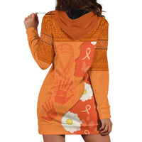 International Day for the Elimination of Violence Against Women Hoodie Dress Polynesian Pattern