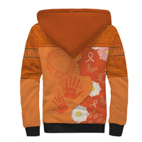 International Day for the Elimination of Violence Against Women Sherpa Hoodie Polynesian Pattern