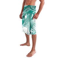 Personalised New Zealand Aotearoa Darts Masters Lavalava Maori Art Tattoo with Tribal Dart Symbol Teal Color - Polynesian Pride