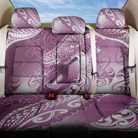 Personalised New Zealand Aotearoa Darts Masters Back Car Seat Cover Maori Art Tattoo with Tribal Dart Symbol Pink - Polynesian Pride