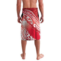 Personalised New Zealand Aotearoa Darts Masters Lavalava Maori Art Tattoo with Tribal Dart Symbol Red - Polynesian Pride