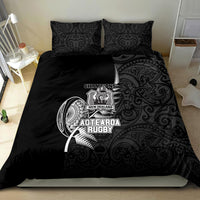 New Zealand World Cup 2023 Bedding Set Aotearoa Champion Rugby with Silver Fern Maori Ethnic Pattern LT03 - Polynesian Pride