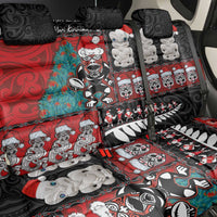 New Zealand Christmas Back Car Seat Cover Maori Christmas Spirit - Meri Kirihimete