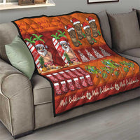 Hawaiian Christmas Quilt - Mele Kalikimaka Island Holiday Vibes - Red Orange LT03 - Polynesian Pride