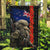 New Zealand Kiwi Soldier ANZAC Garden Flag Red Poppy Flower and Silver Fern Pattern LT03 Garden Flag Black - Polynesian Pride