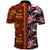 Pan-Pacific Festival Polo Shirt Hawaiian Tribal and Japanese Pattern Together Culture