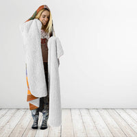 Japanese Culture Hawaii Style Hooded Blanket Mauna Kea and Fuji Mountains LT03 - Polynesian Pride