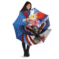 Philippines and United States Semiquincentennial Umbrella Eagle and National Flag Style