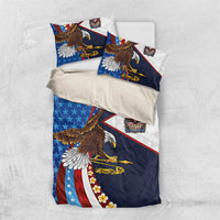 American Samoa and United States Semiquincentennial Bedding Set Bald Eagle with National Flag Style