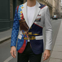 American Samoa and United States Semiquincentennial Blazer Bald Eagle with National Flag Style